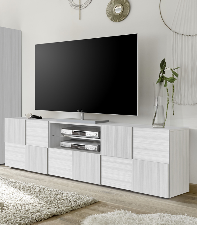 White tv on sale unit large