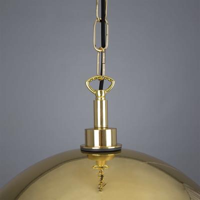 Hydra Brass Dome Bathroom Pendant Light 40cm image 3