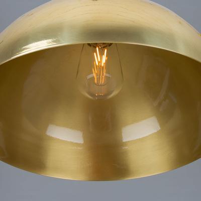 Hydra Brass Dome Bathroom Pendant Light 40cm image 4