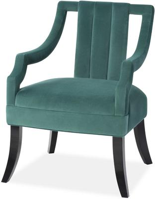 Wallace Velvet Mid-Century Chair in Brown, Purple or Green image 7