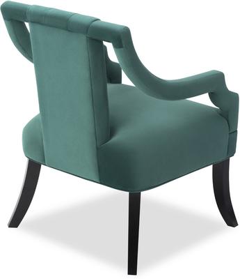Wallace Velvet Mid-Century Chair in Brown, Purple or Green image 9