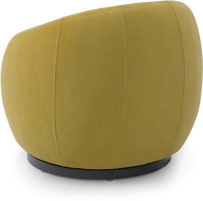 Bulpa Art Deco Occasional Tub Swivel Chair - Mustard, Ivory or Grey image 4