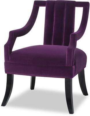 Wallace Velvet Mid-Century Chair in Brown, Purple or Green image 13