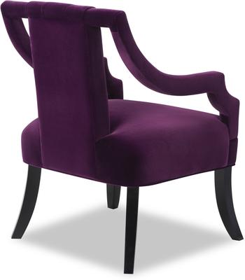 Wallace Velvet Mid-Century Chair in Brown, Purple or Green image 15