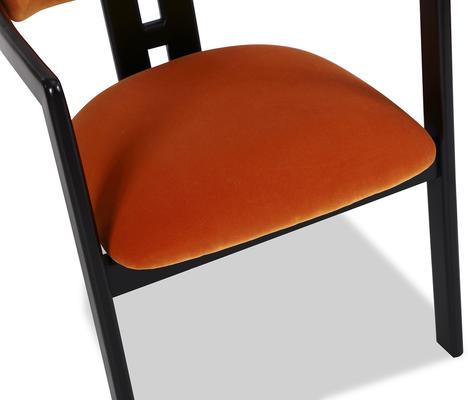Neo Art Deco Black Dining Chair - Velvet or Boucle image 29