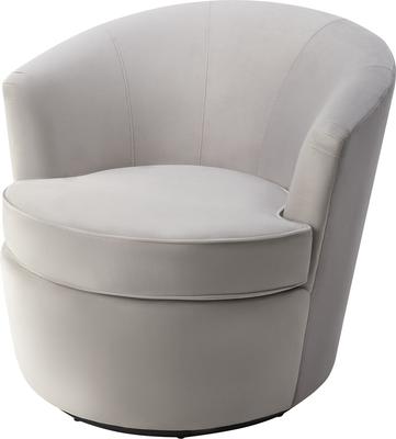 Kiss Occasional Velvet Chair with Swivel image 6