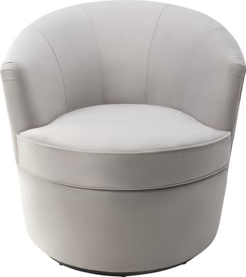 Kiss Occasional Velvet Chair with Swivel image 7
