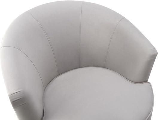 Kiss Occasional Velvet Chair with Swivel image 9