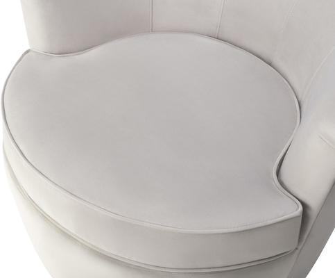 Kiss Occasional Velvet Chair with Swivel image 10