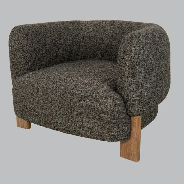 Romero Dark Grey Armchair