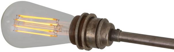 San Mateo Antique Eight-Arm Modern Adjustable Chandelier in Brass or Silver image 3