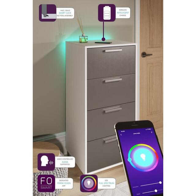 Frank Olsen SMART Tall Chest with mood lighting & phone charging  image 2