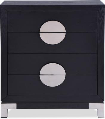 Otium Art Deco Chest of 4 Drawers Black or White image 8
