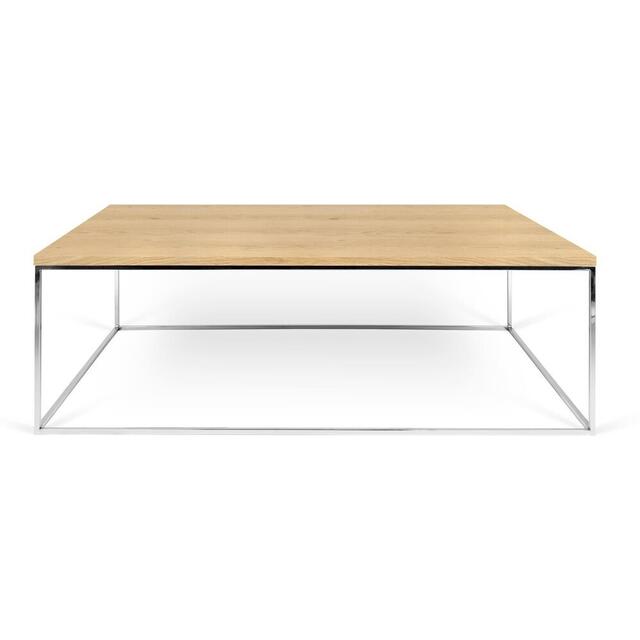 Gleam Rectangular Coffee Table Black Marble or Wood Top image 7