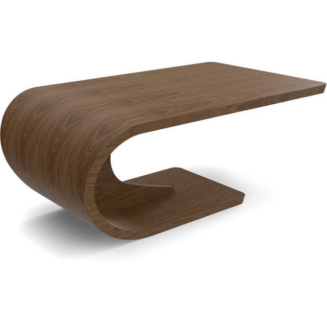 Tom Schneider Crest Curved Wooden Coffee Table image 2