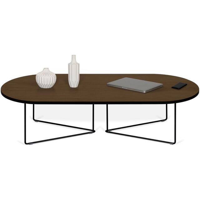 small oval coffee table