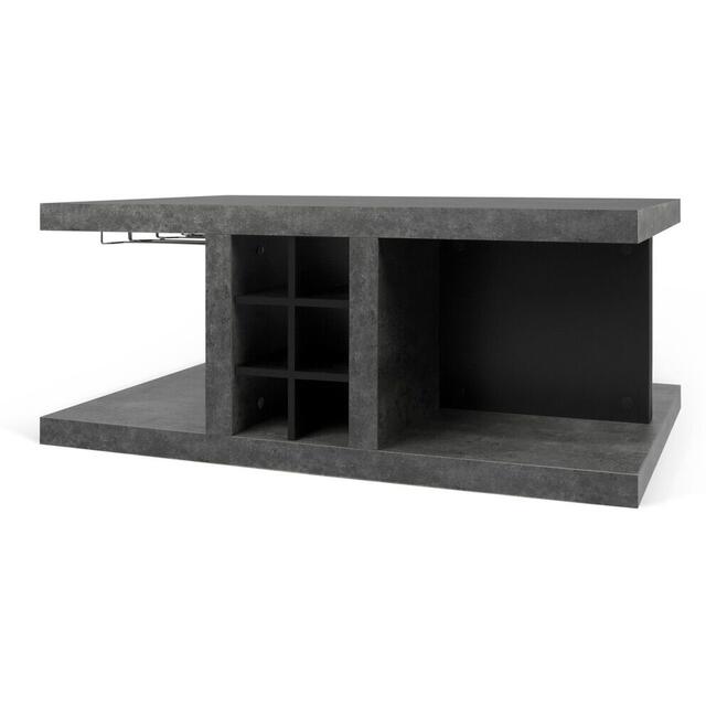 Detroit Black and Grey Bar Coffee Table (sale) image 2