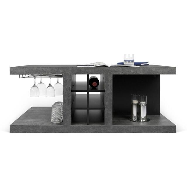Detroit Black and Grey Bar Coffee Table (sale) image 3