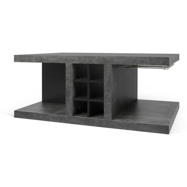 Detroit Black and Grey Bar Coffee Table (sale) image 4