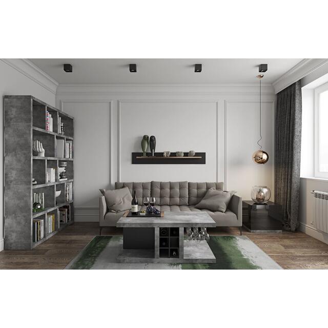 Detroit Black and Grey Bar Coffee Table (sale) image 7