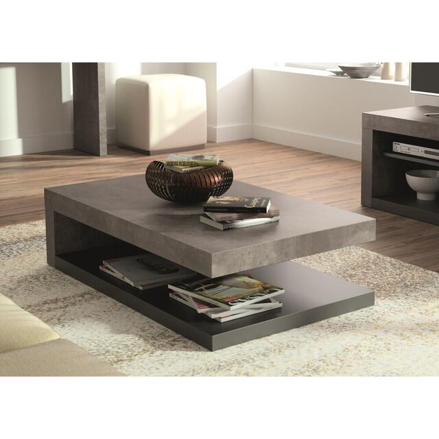 Detroit Black and Grey Coffee Table image 6