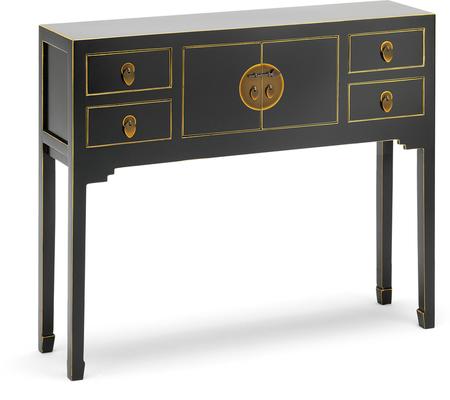 Small Classic Chinese Console Table - Black