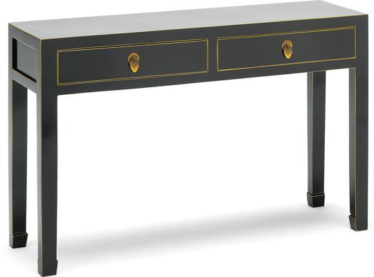 Large Classic Chinese Console Table - Black