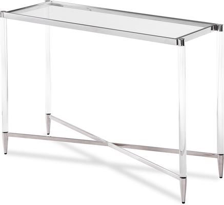 Ralph Console Table Polished Brass or Steel