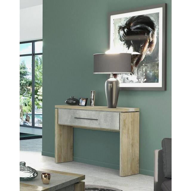 Norton 1 drawer console table image 5
