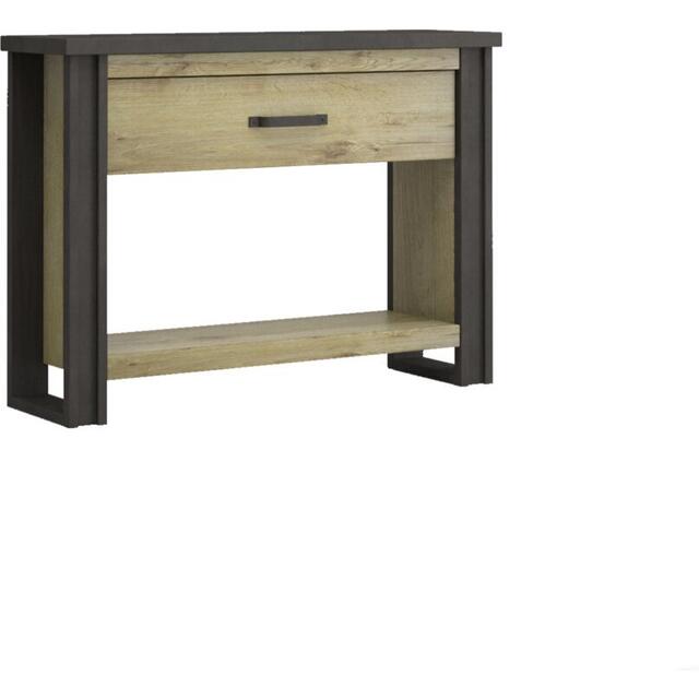 Baxter (Natural) console table with drawer image 2
