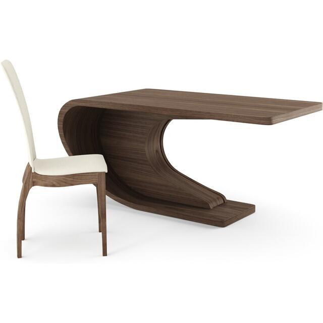 Tom Schneider Crest Curved Wooden Desk/Dressing Table