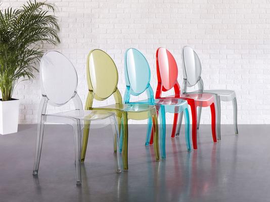 Set of 4 - Merton Acrylic Ghost Dining Chairs image 9