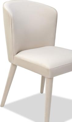 Kay Velvet Dining Chair - Natural or Lilac - Set of 2 image 4