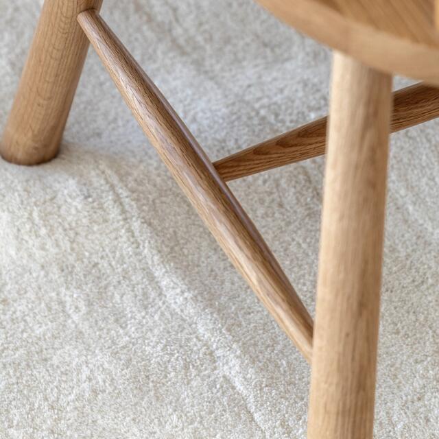 2 x Wycombe Nordic Wooden Dining Chair in Oak or Black image 4