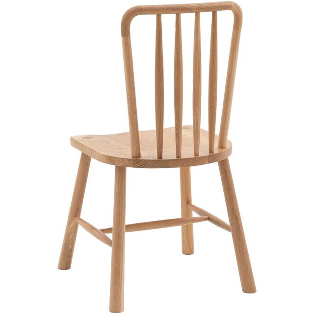 2 x Wycombe Nordic Wooden Dining Chair in Oak or Black image 7