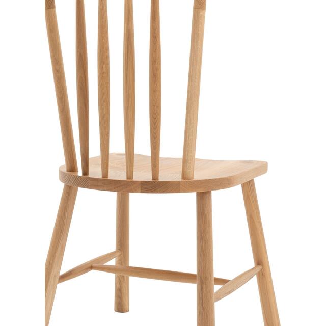 2 x Wycombe Nordic Wooden Dining Chair in Oak or Black image 8