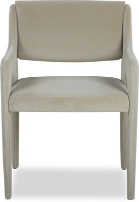 Godard Boutique Velvet or Boucle Dining Chair - Grey or Ivory image 2