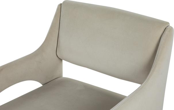Godard Boutique Velvet or Boucle Dining Chair - Grey or Ivory image 7