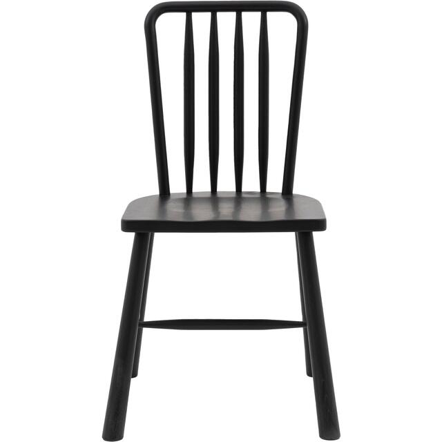 2 x Wycombe Nordic Wooden Dining Chair in Oak or Black image 9