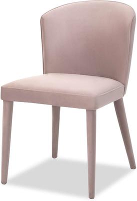 Kay Velvet Dining Chair - Natural or Lilac - Set of 2 image 9