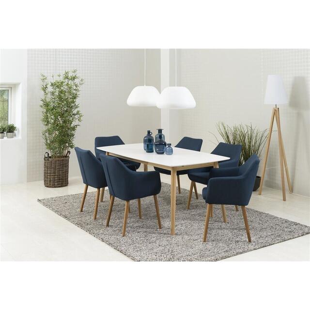Nagane extending table and Nori (fabric) chairs