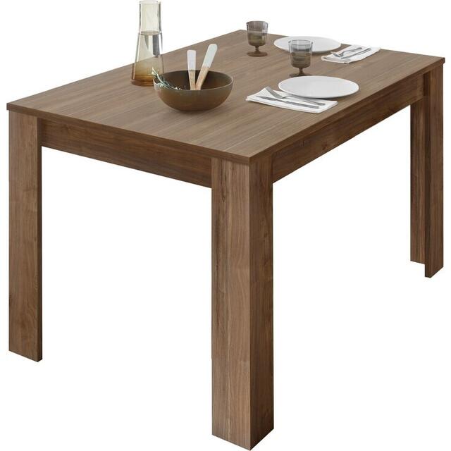 Como 137cm Dining Table with 48cm Extension - Walnut Finish