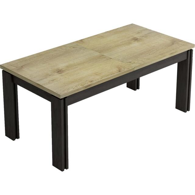 Baxter (Natural) extending dining table image 3