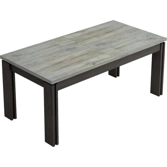 Baxter (Grey) extending dining table image 3