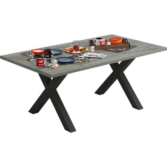 Baxter (Grey) X dining table image 5
