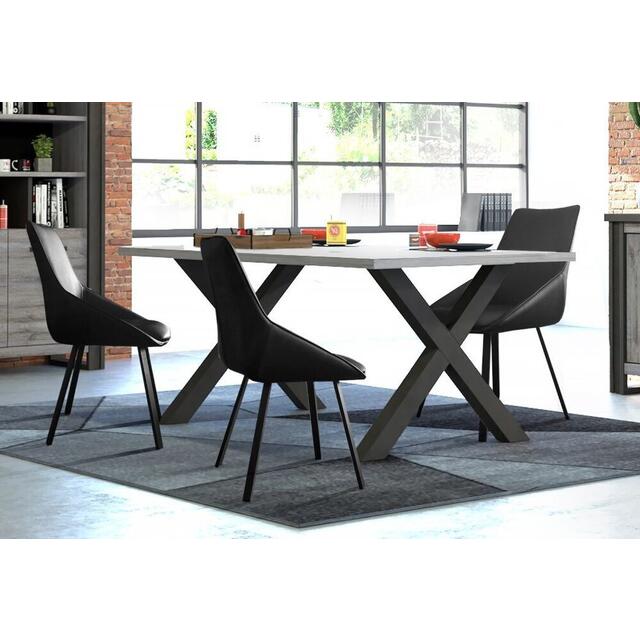 Baxter (Grey) X dining table image 8