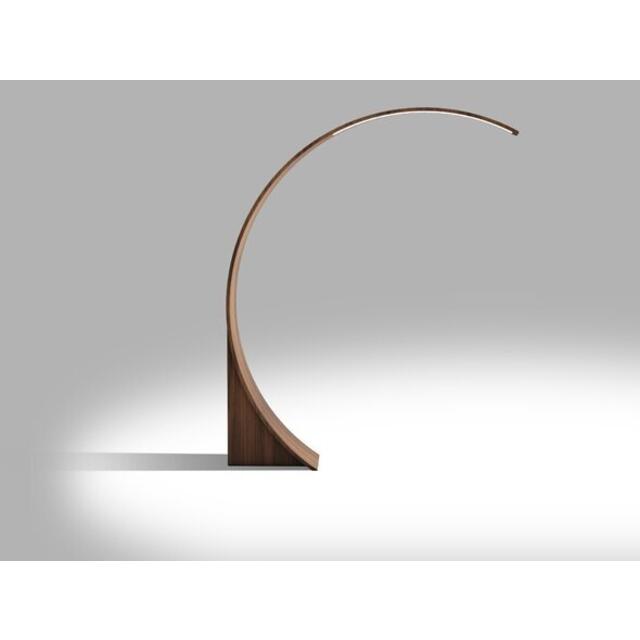 Tom Schneider Swoop Curved Wooden Designer Floor Light image 2