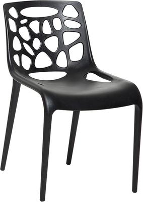 Morgan Retro Acrylic Garden Chair - Black, Grey or White