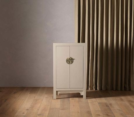 Medium Classic Chinese Cabinet - Oyster Grey image 4
