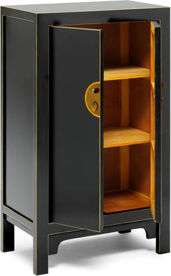 Medium Classic Chinese Cabinet - Black image 3